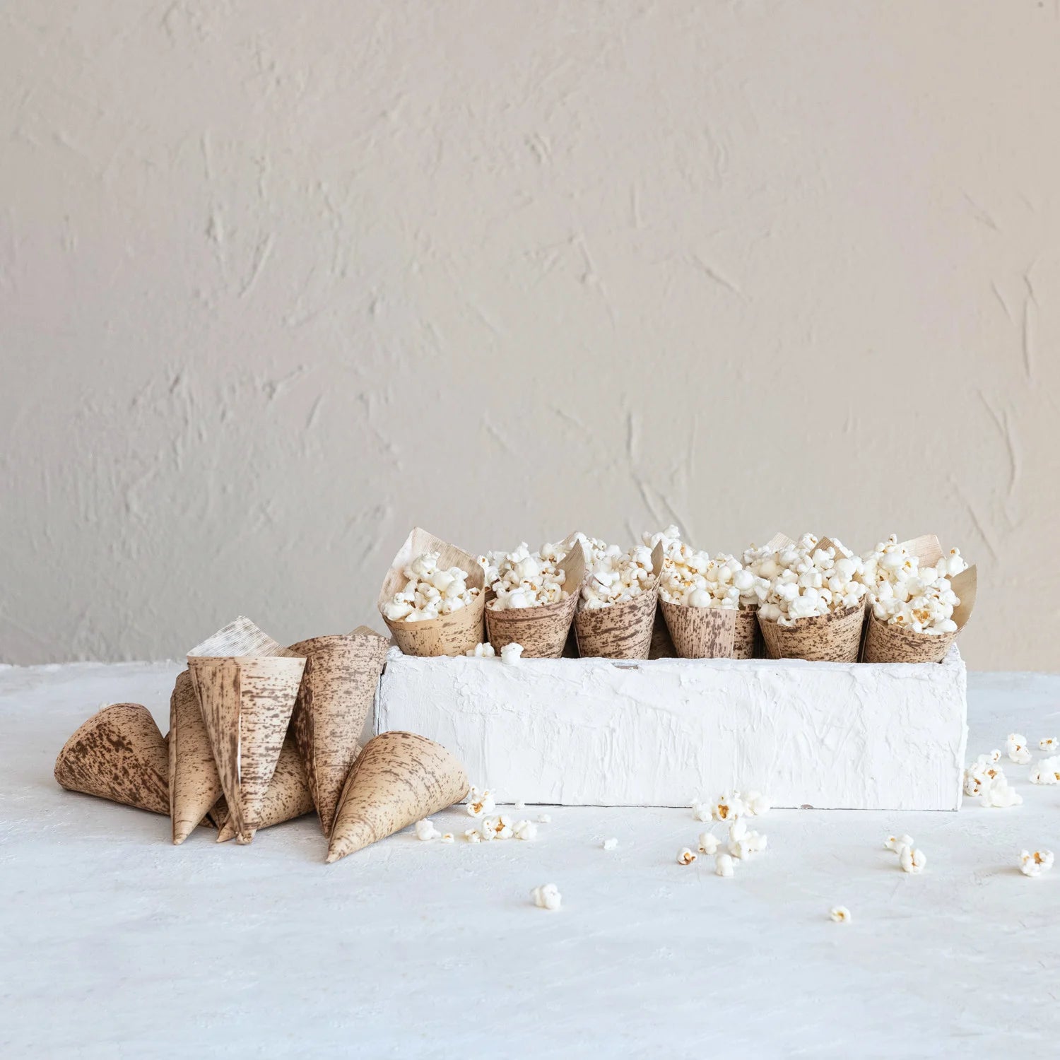 S/25 Bamboo Single Use Snack Cones