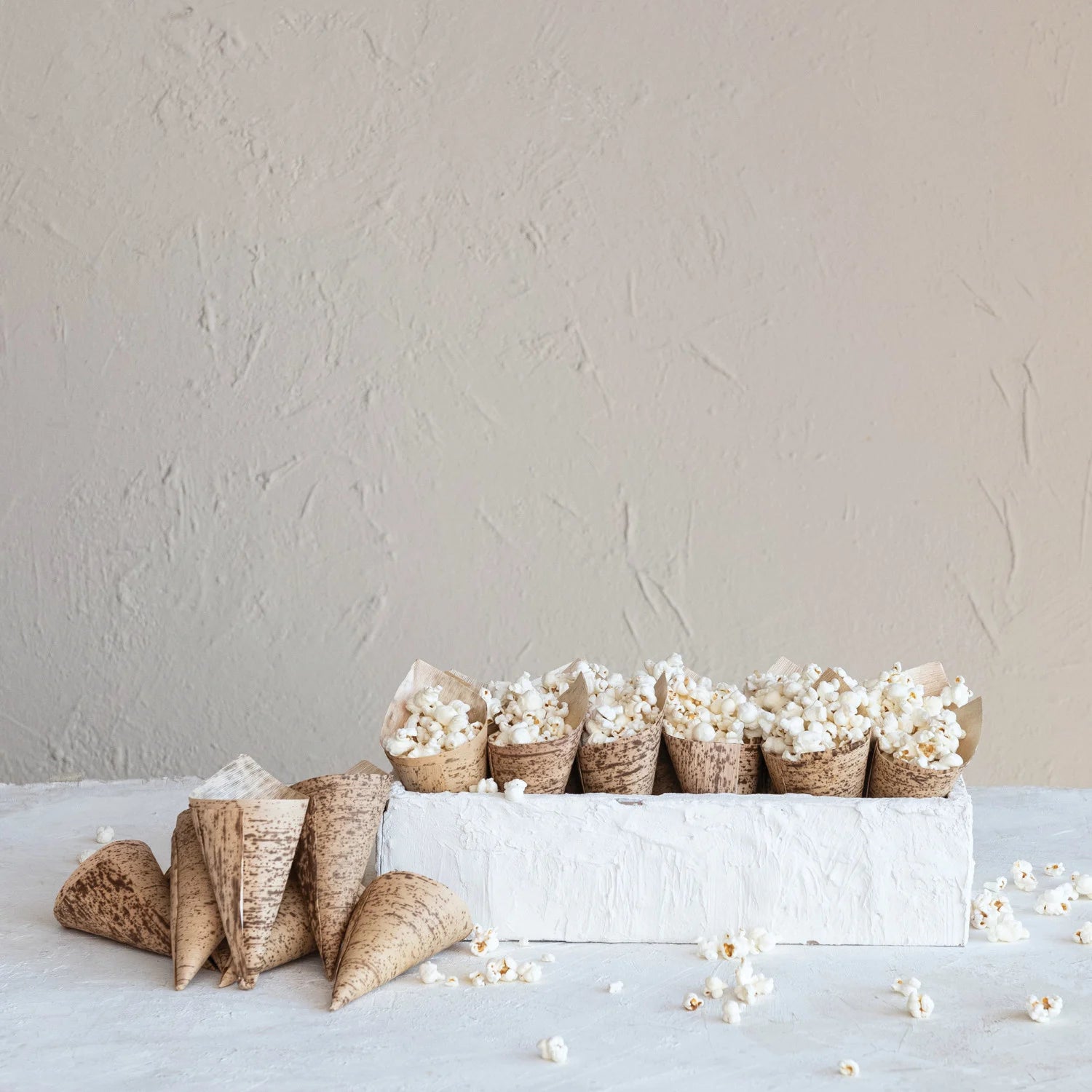 S/25 Bamboo Single Use Snack Cones