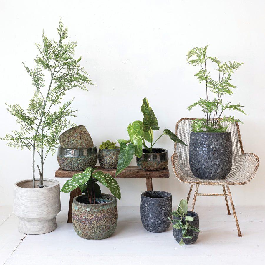 Coarse Terra-cotta Planters | Volcano Finish