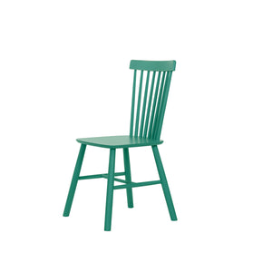 Slatted Back Chair | Turquoise