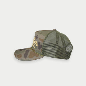 Rustler Hat Co. - Camo Trucker Hat