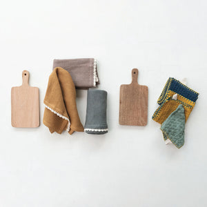 Tea Towel + Cutting Board Set
