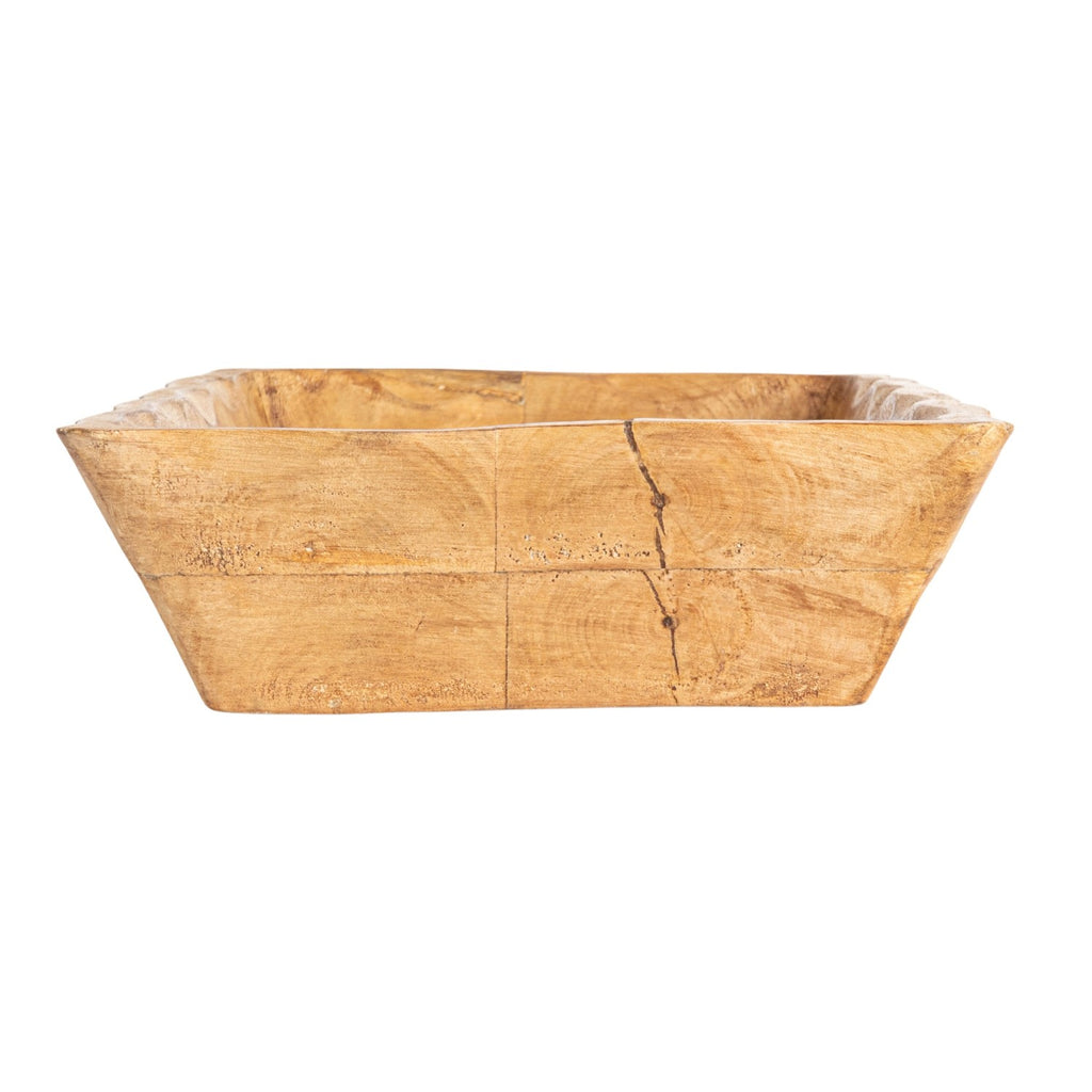Wood Tray w/Scalloped Edges