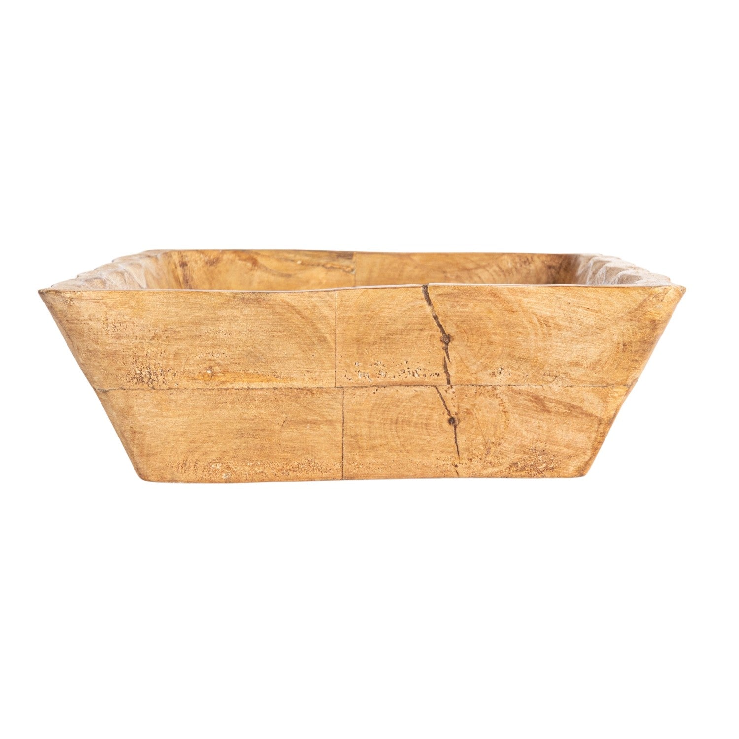 Wood Tray w/Scalloped Edges