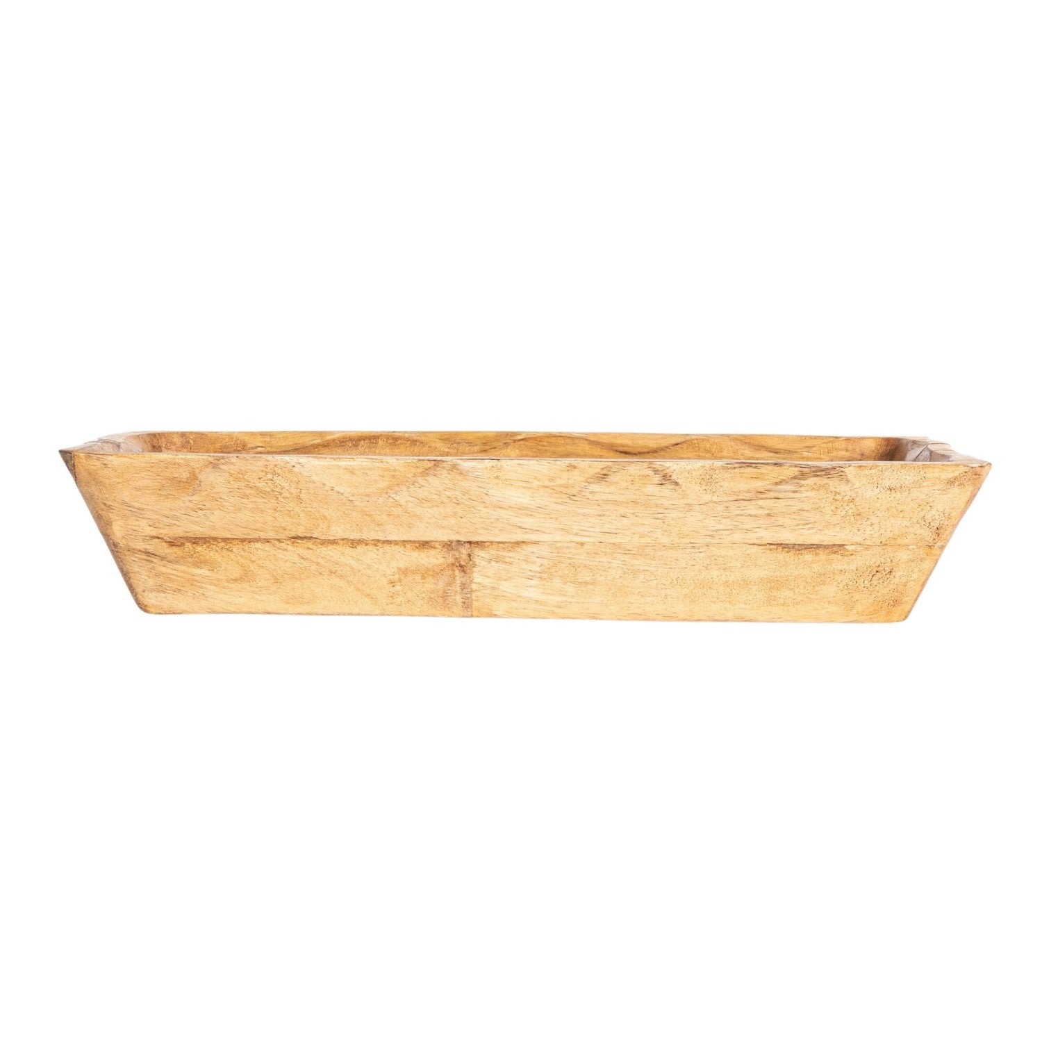 Wood Tray w/Scalloped Edges