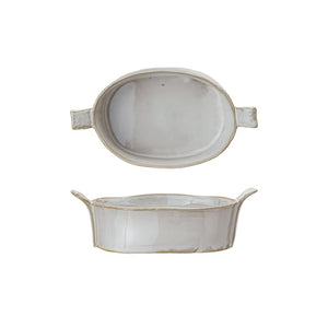 Stoneware Baker w/Handles