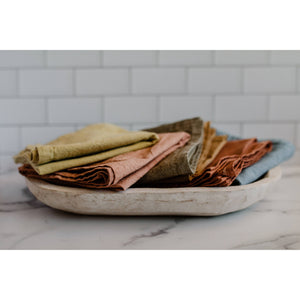 Plant dyed Organic cotton Kitchen Towel | Khaki brown