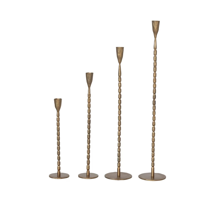 S/4 Hand-Forged Cast Iron Taper Holders