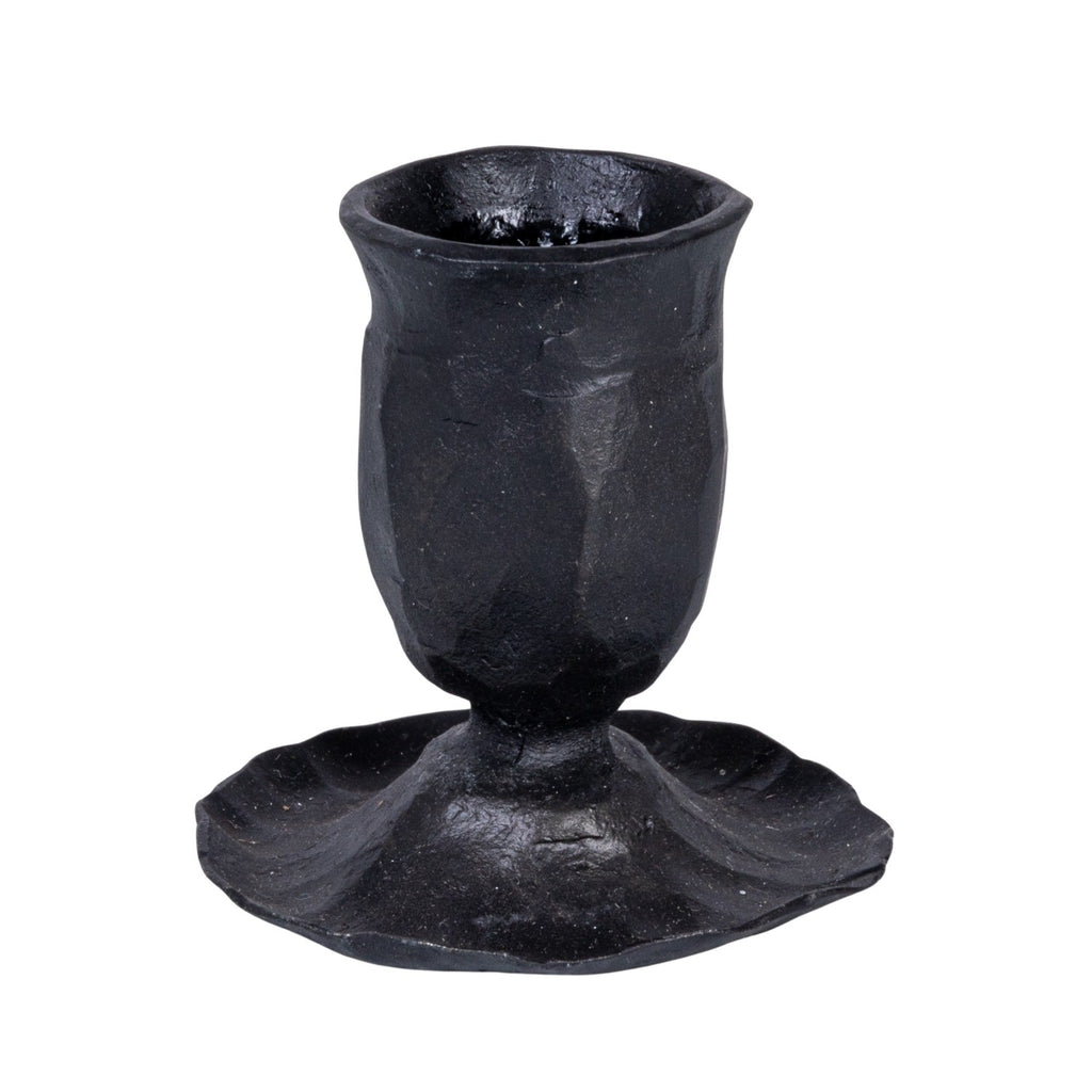 Hand-Forged Cast Iron Taper Holder