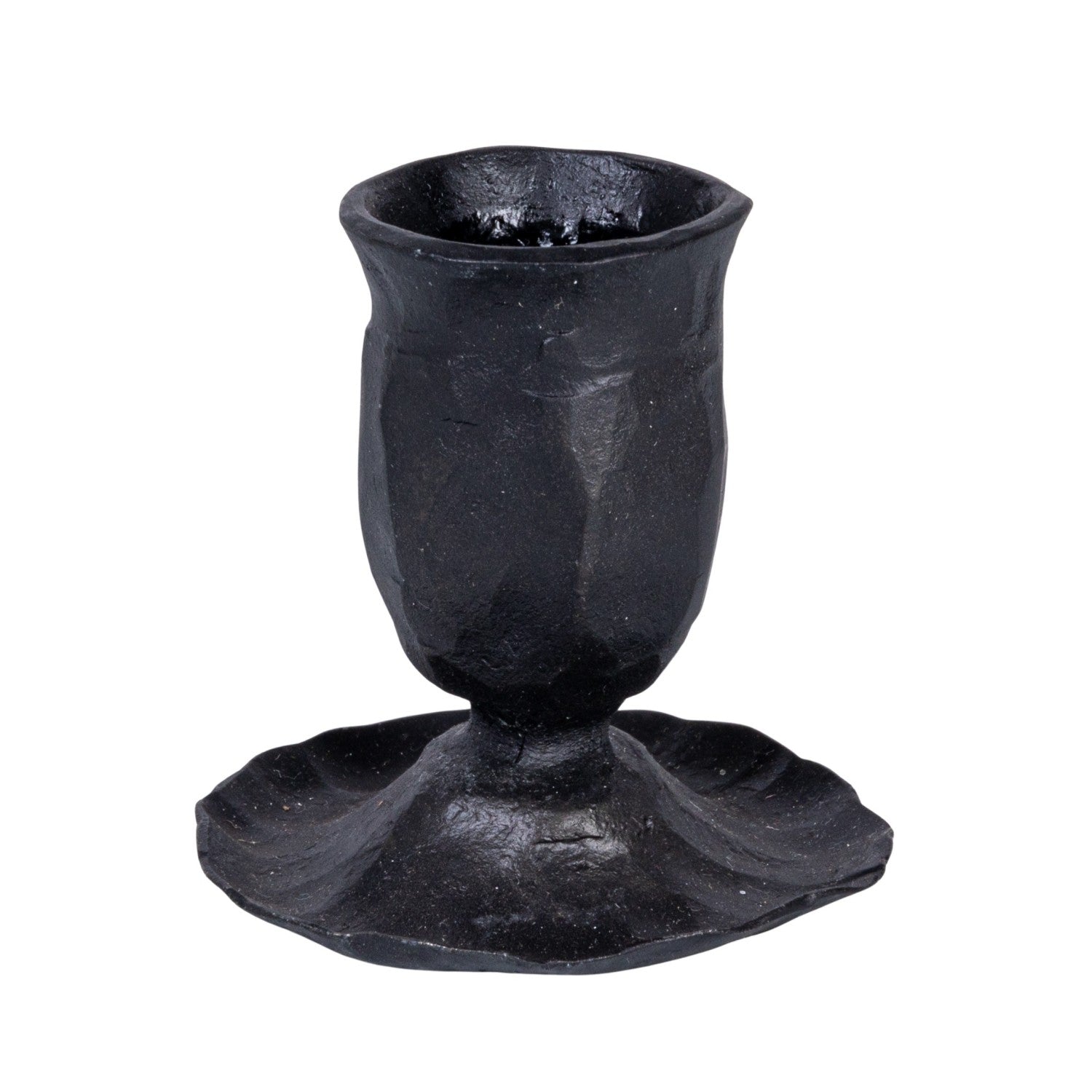 Hand-Forged Cast Iron Taper Holder