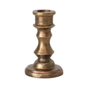 Antique Brass Finish Taper Holder