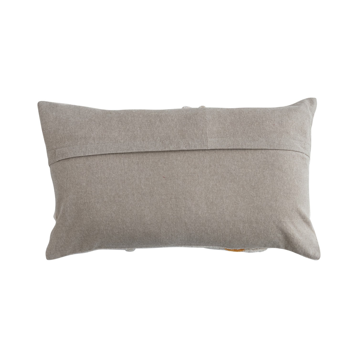 Lumbar Tufted Flower Pillow