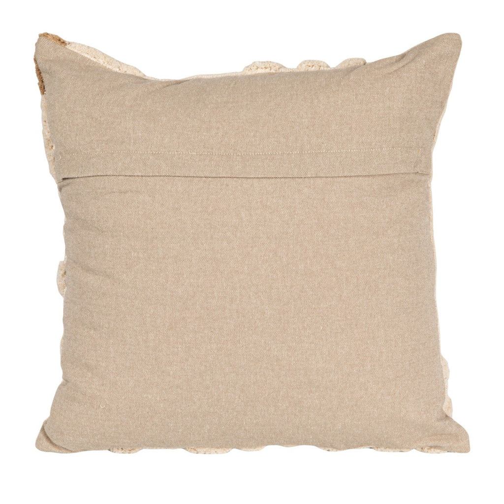 Square Tufted Flower Pillow