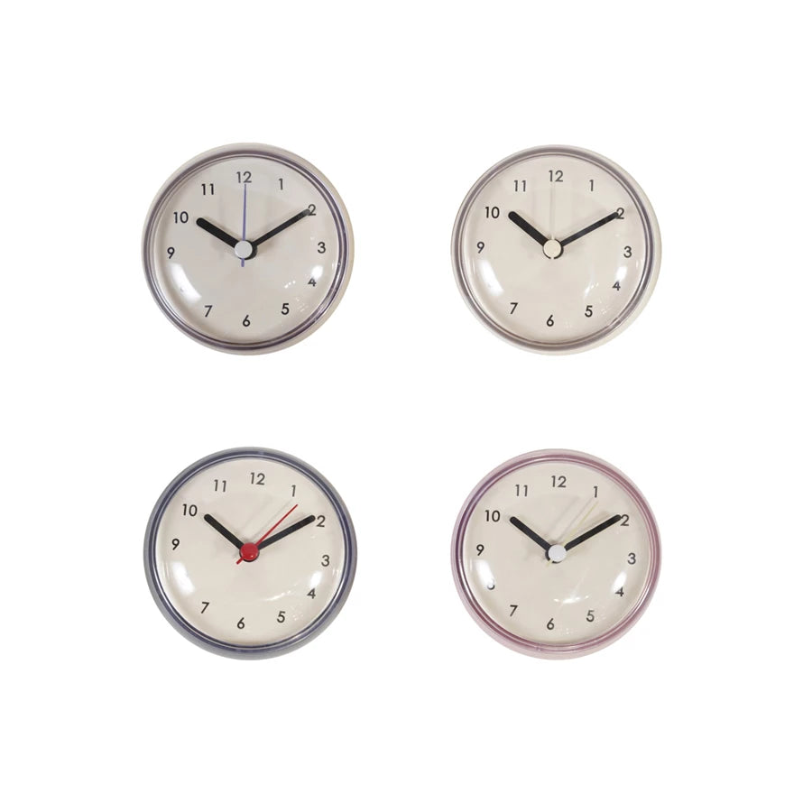 Mini Clock w/Suction Cup