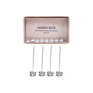 S/8 Vintage Reproduction Cheese Picks w/Mouse