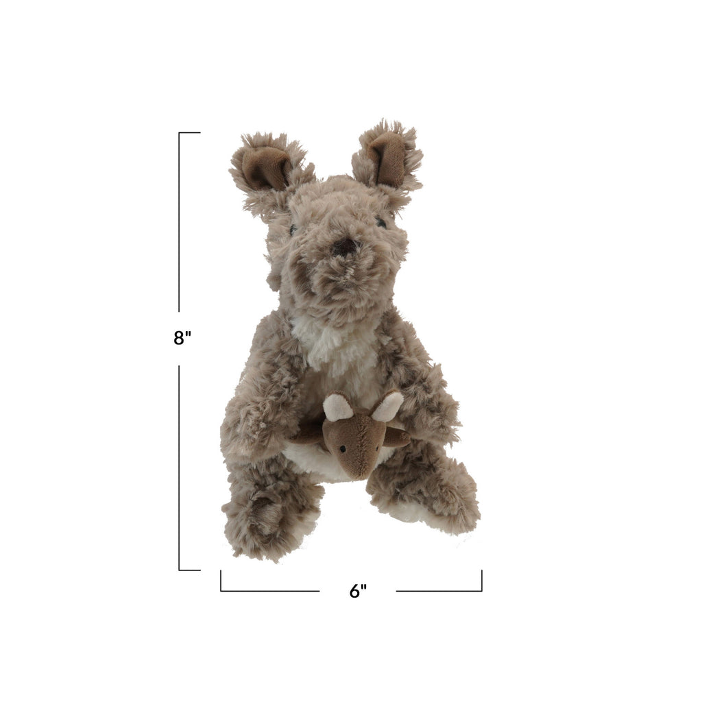 Plush Kangaroo & Baby