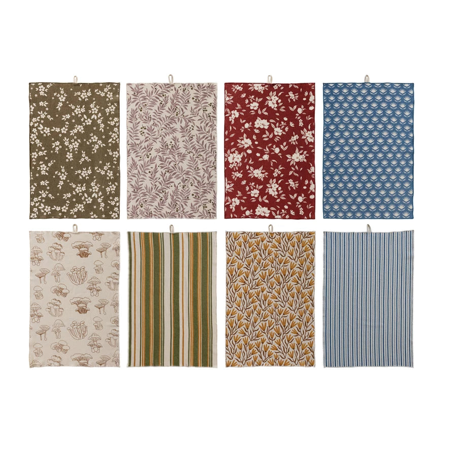 Cotton Printed Terry Cloth Tea Towel