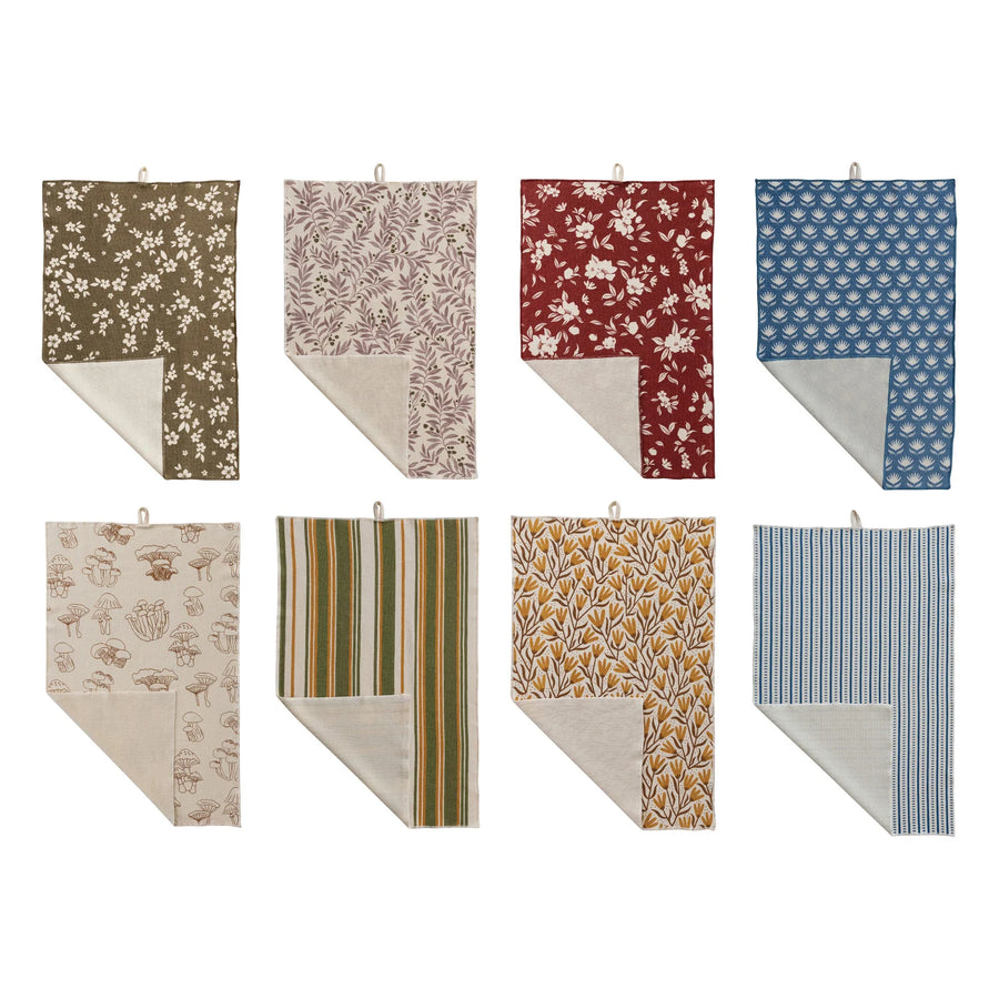Cotton Printed Terry Cloth Tea Towel