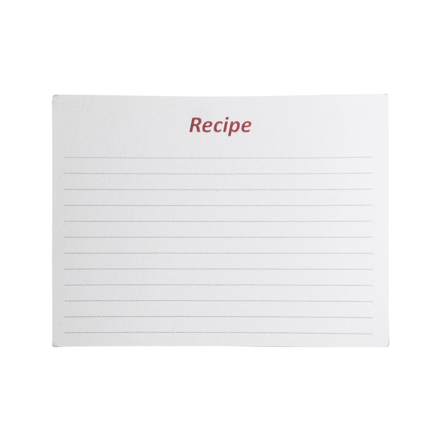 Gold Finish  "Recipes" Box