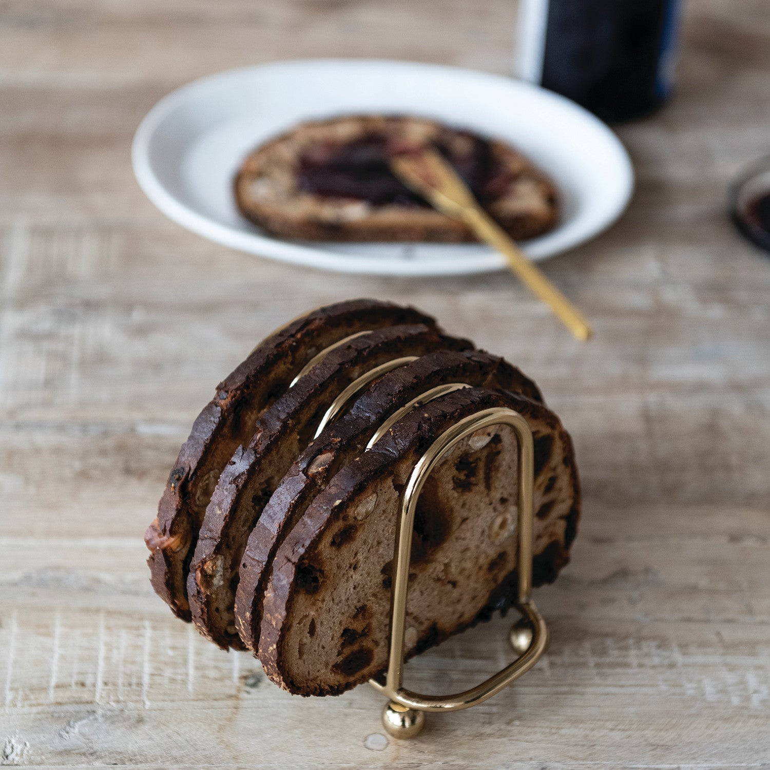 S/S Toast Rack | Gold Finish