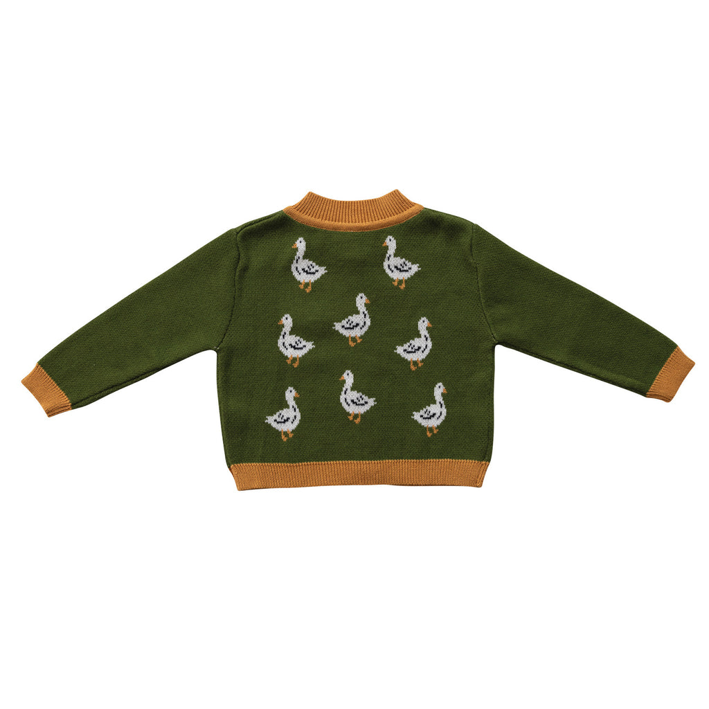 Baby Cardigan Sweater | Ducks