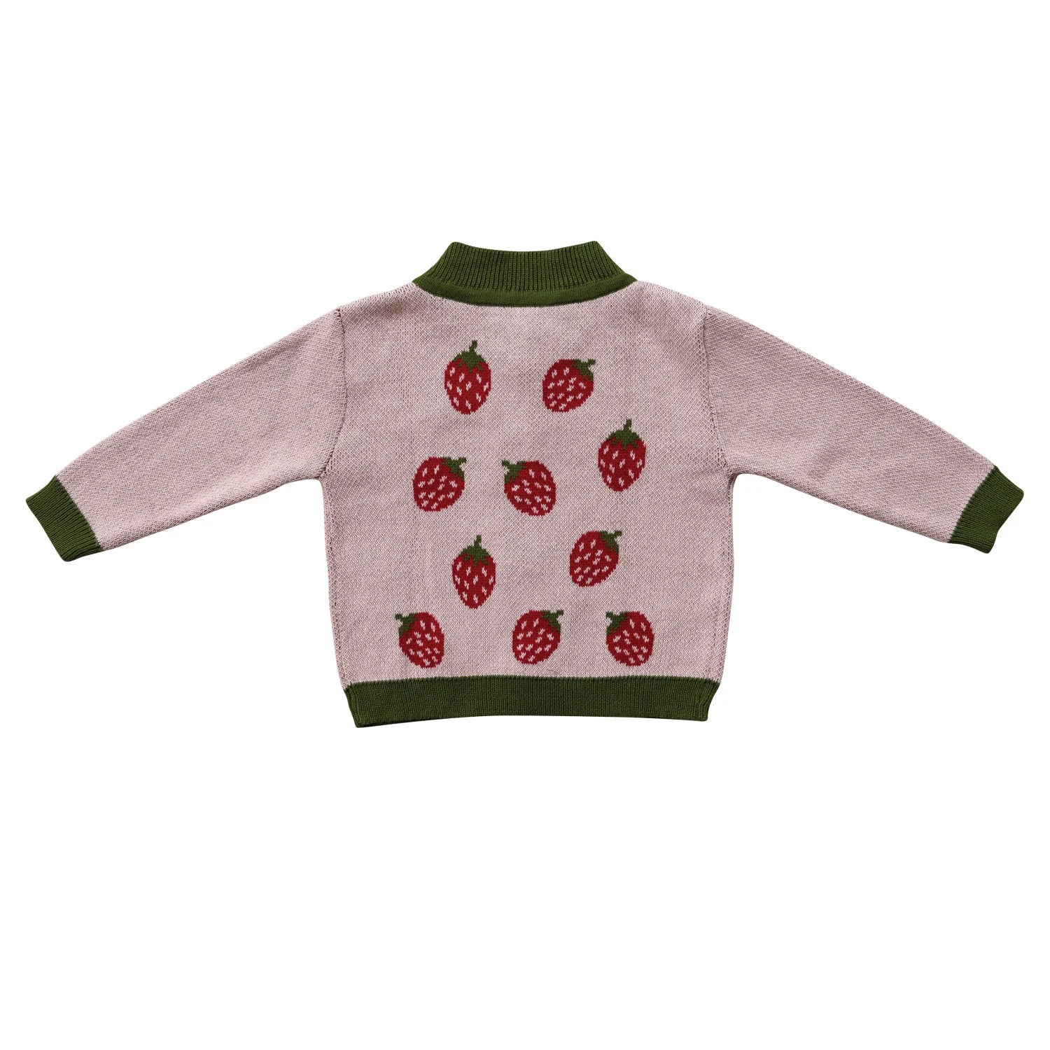 Baby Cardigan Sweater | Strawberries