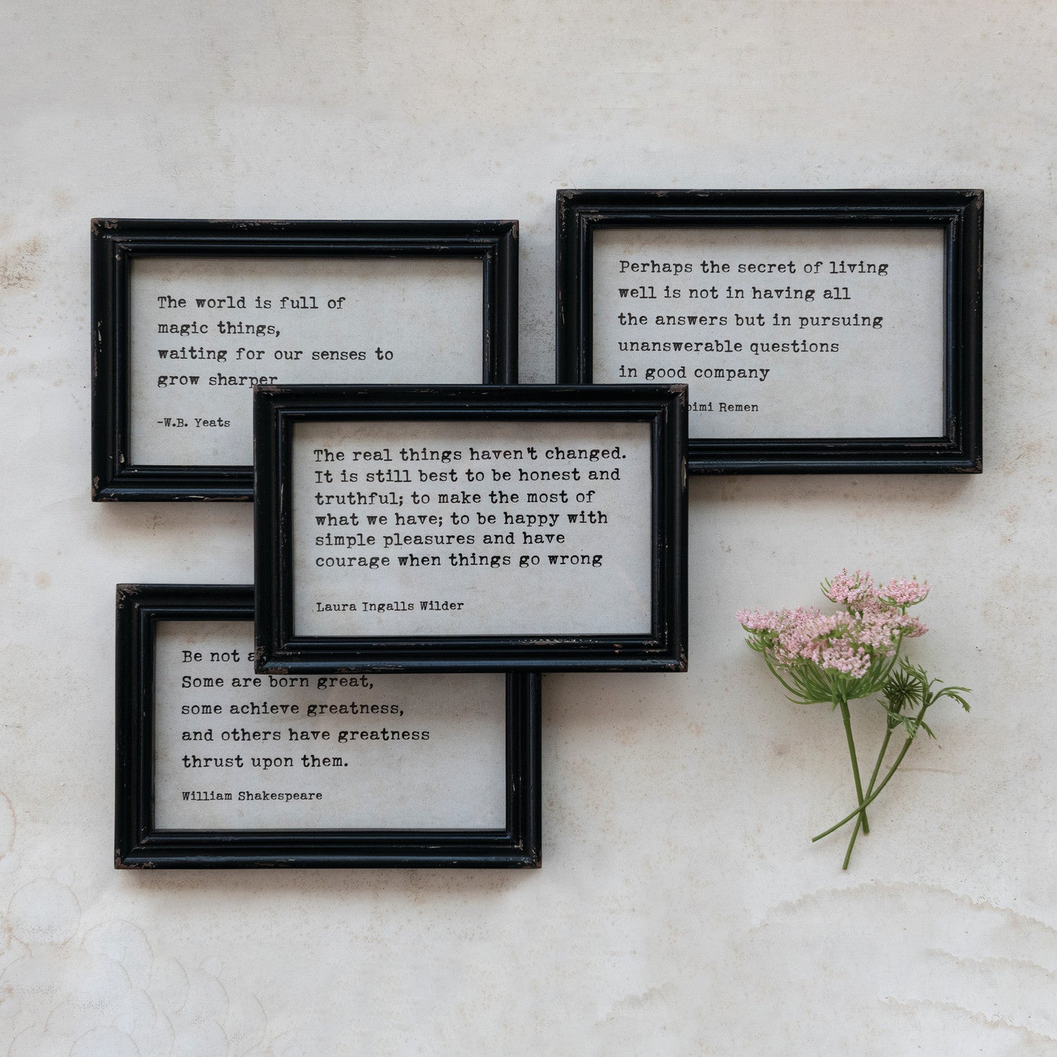 Framed Wall Decor w/Saying (Copy)