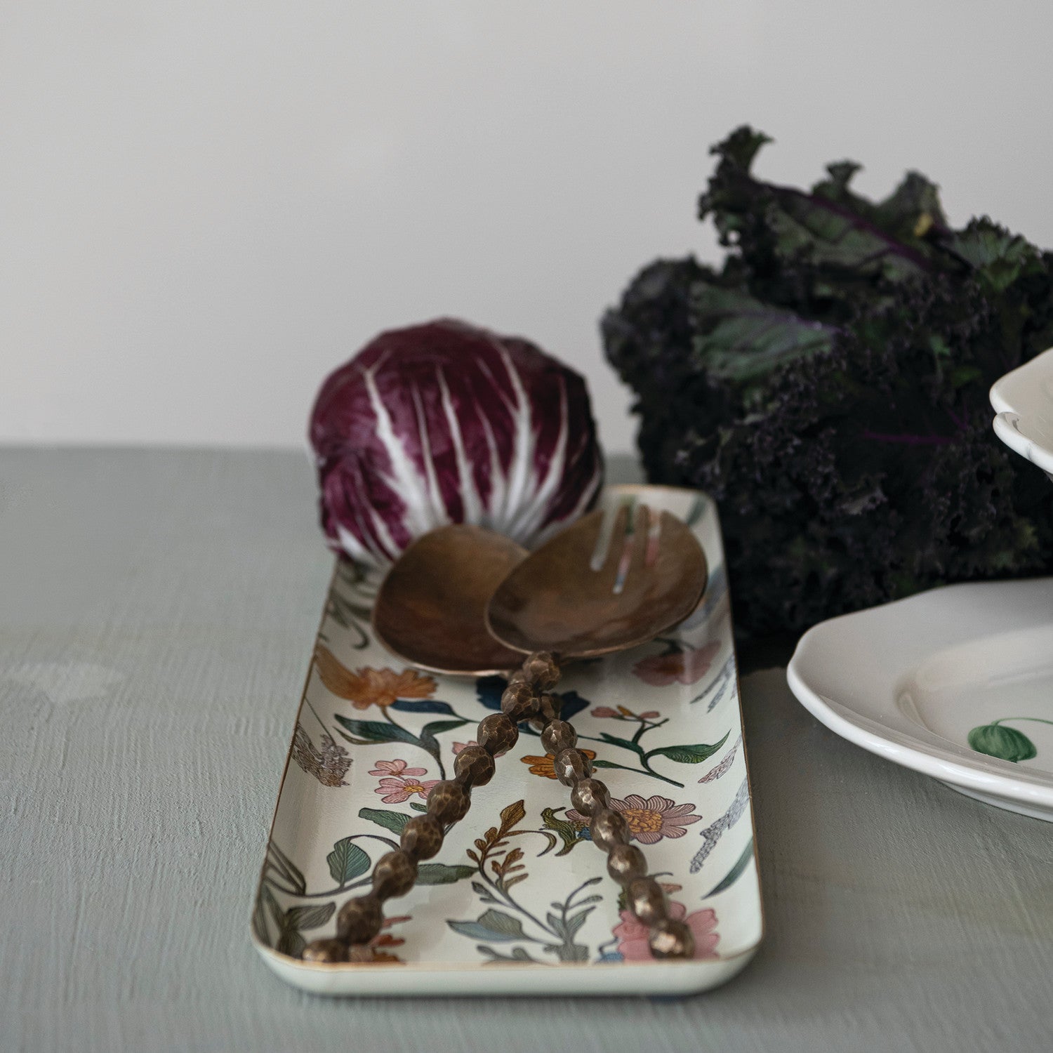 Botanical Metal Tray