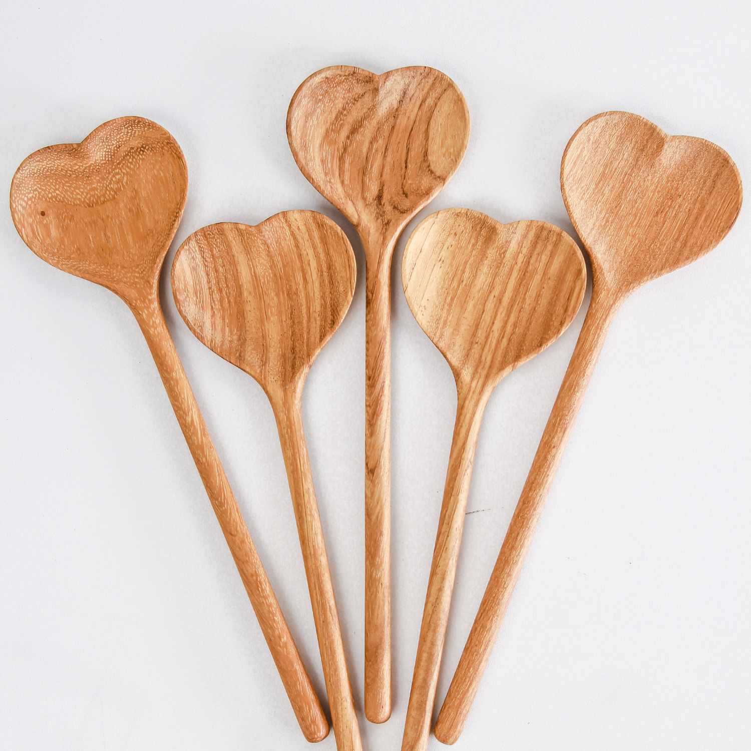Wooden Heart-Shaped Spoon | Large