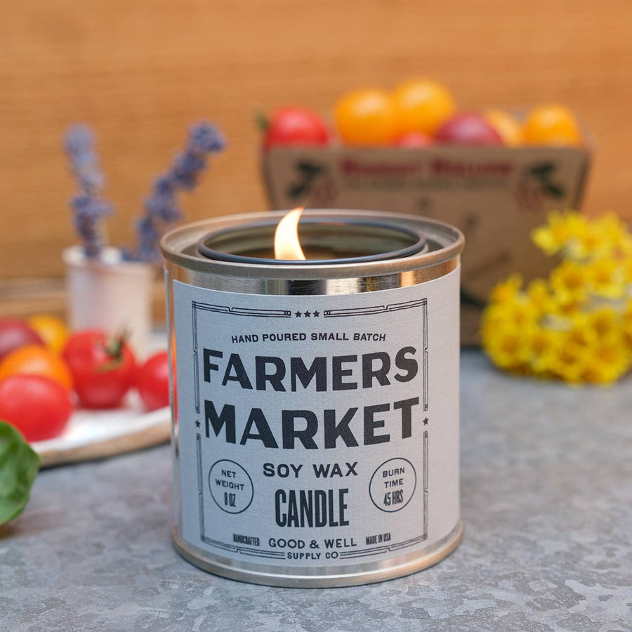 1/2 Pint Soy Candle | Farmer's Market