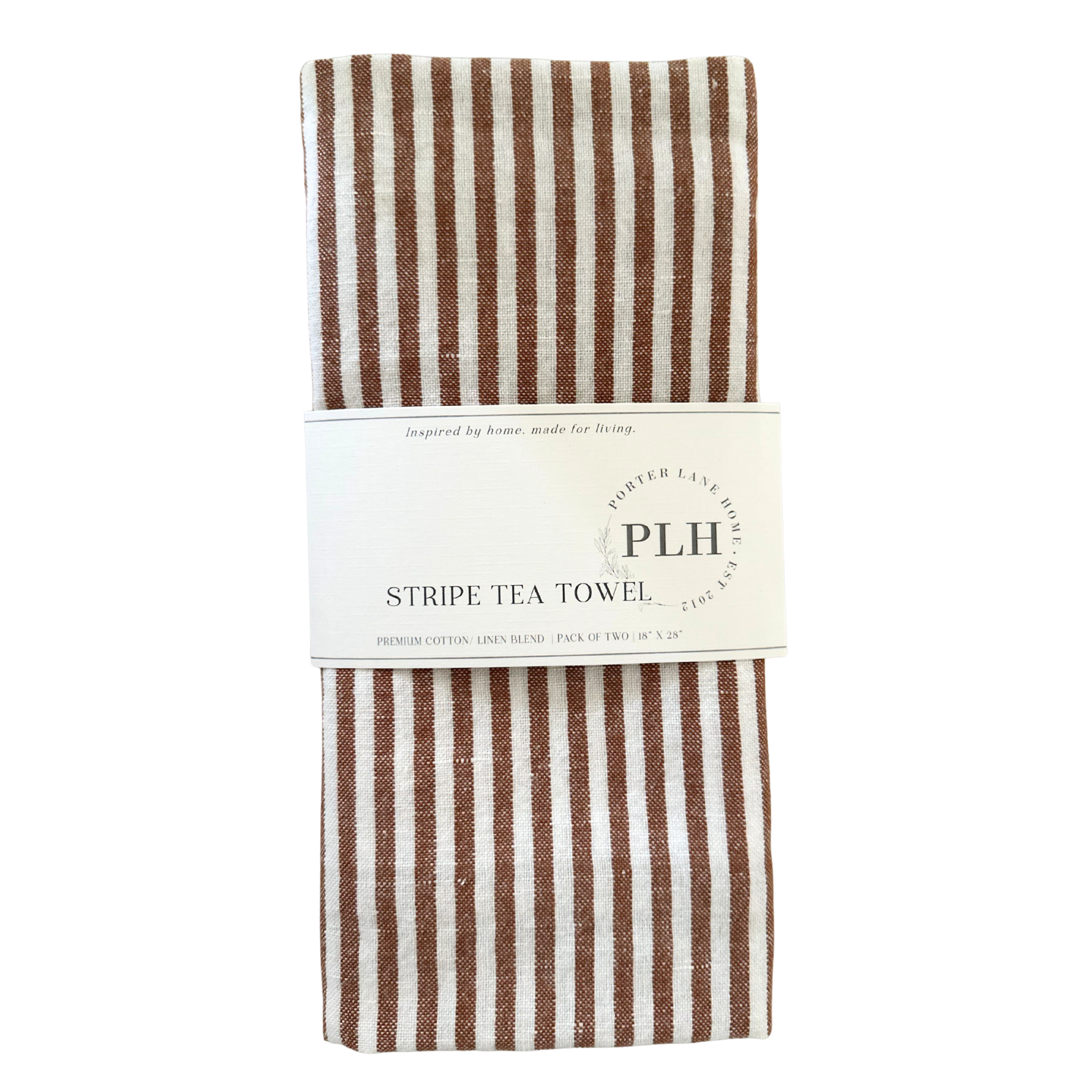 S/2 Stripe Tea Towel Set