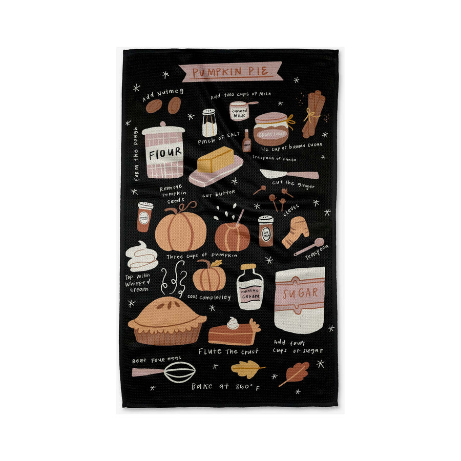 Geometry Tea Towel | Pumpkin Pie