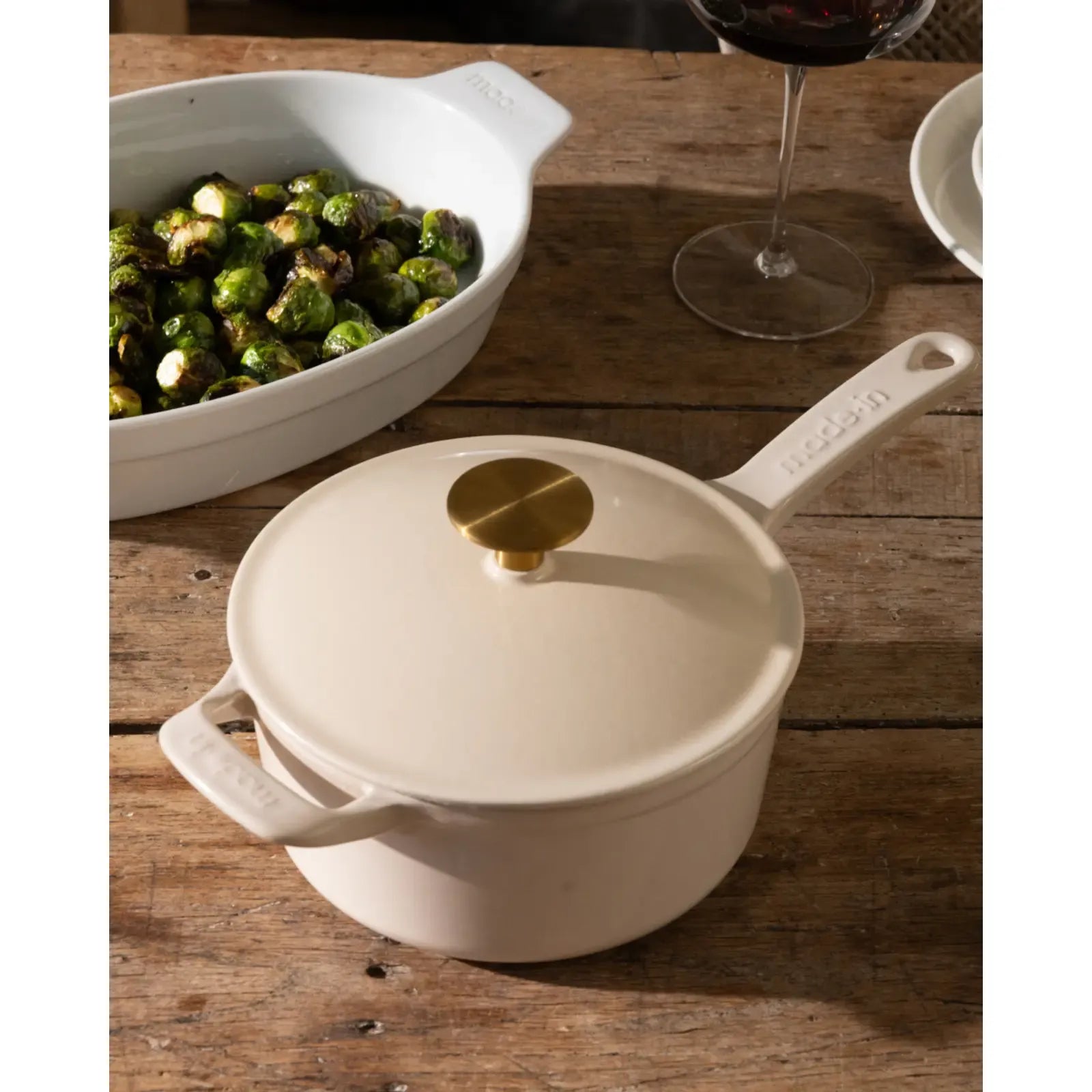 Enameled Cast Iron Saucepan |  2 Qt