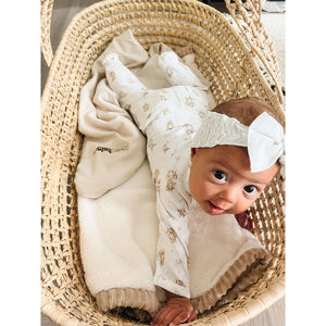 Organic 2-Way Zipper Footie | Brixy Bunny