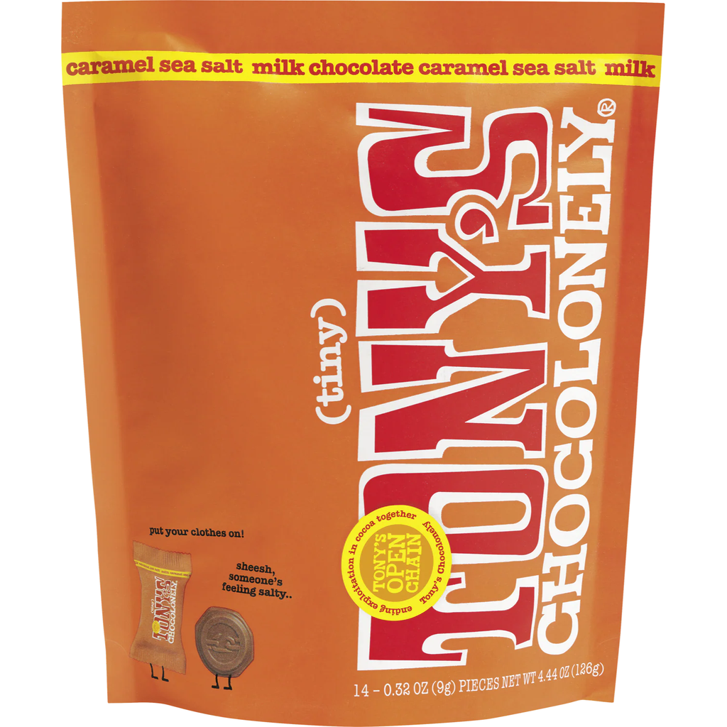 Tony’s Chocolonely | Tiny Tony’s pouch - Milk Caramel Sea Salt