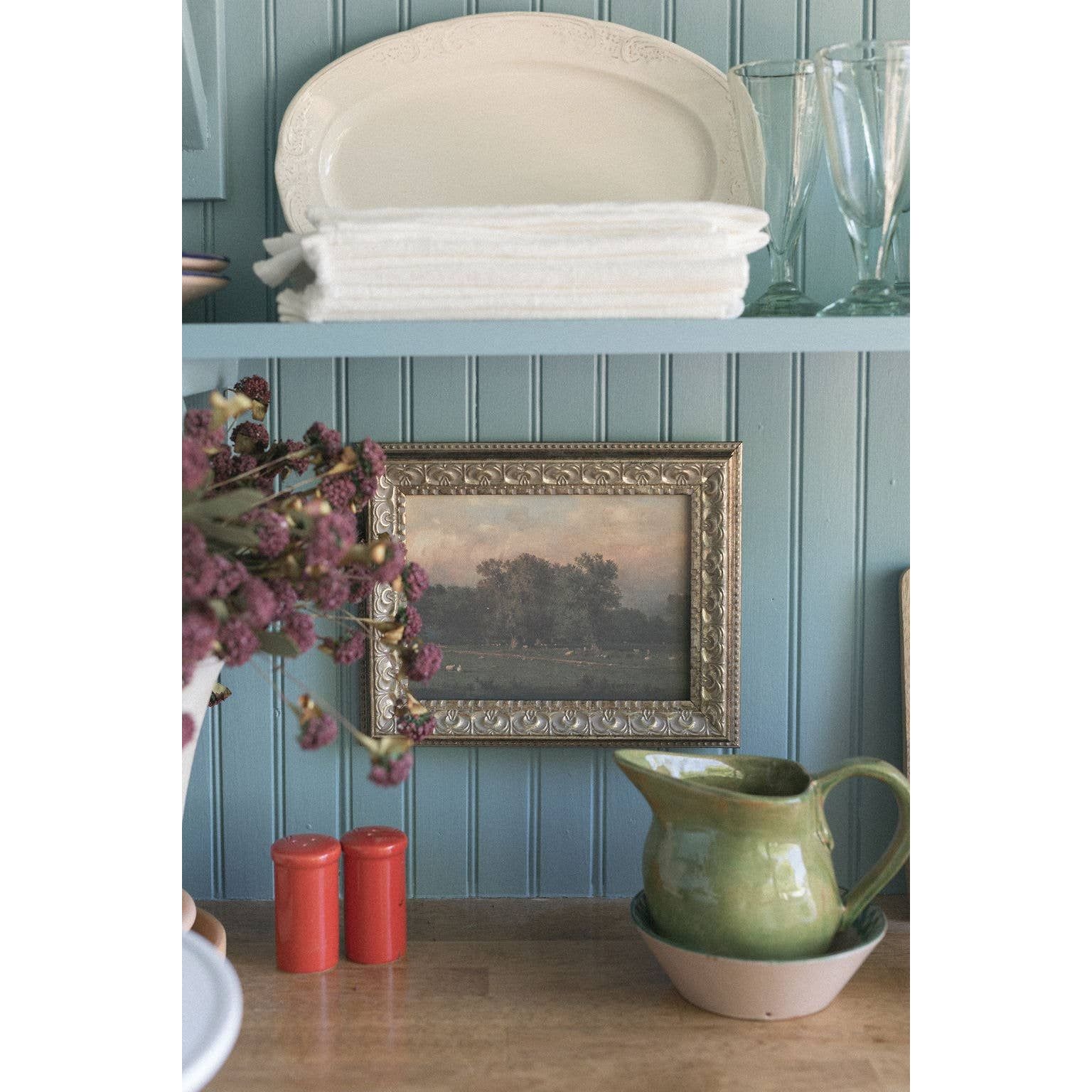 Framed Antique Art | Sheep Farm - 7x5