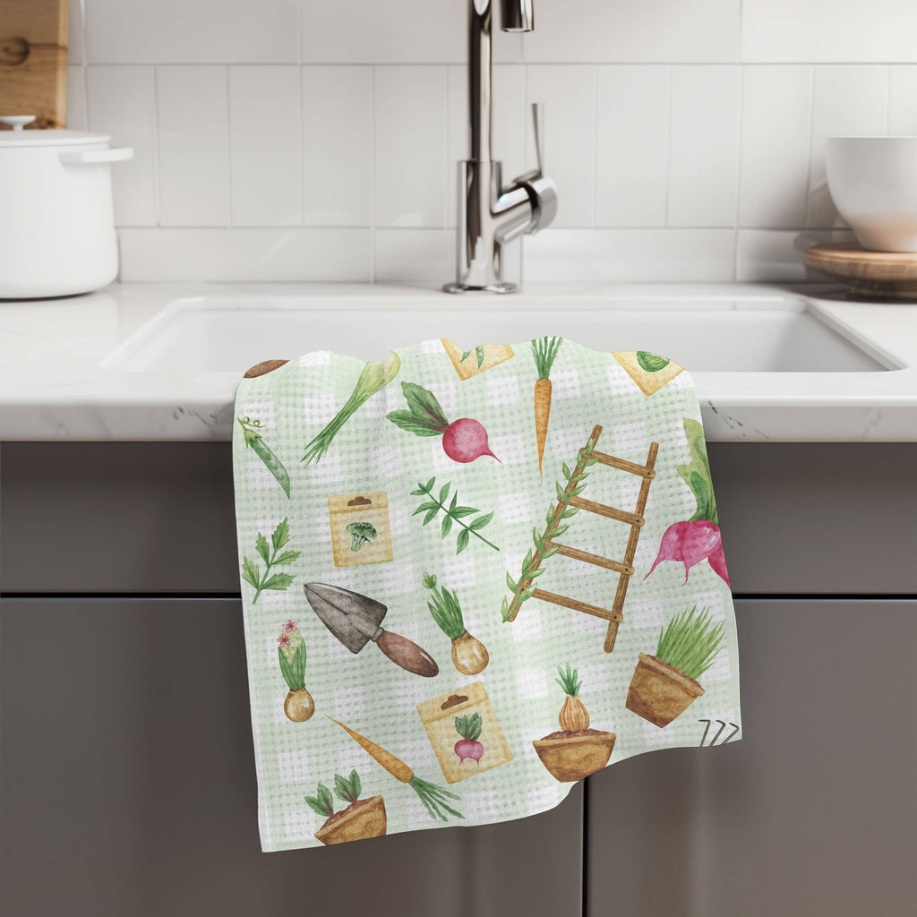 Kitchen Towel | Plaid Vegetable Garden