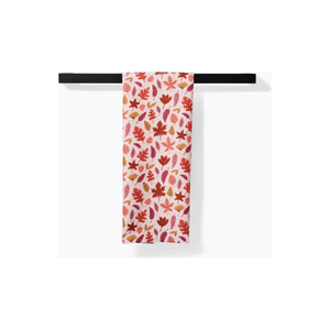 Geometry Tea Towel | Fall Leaves