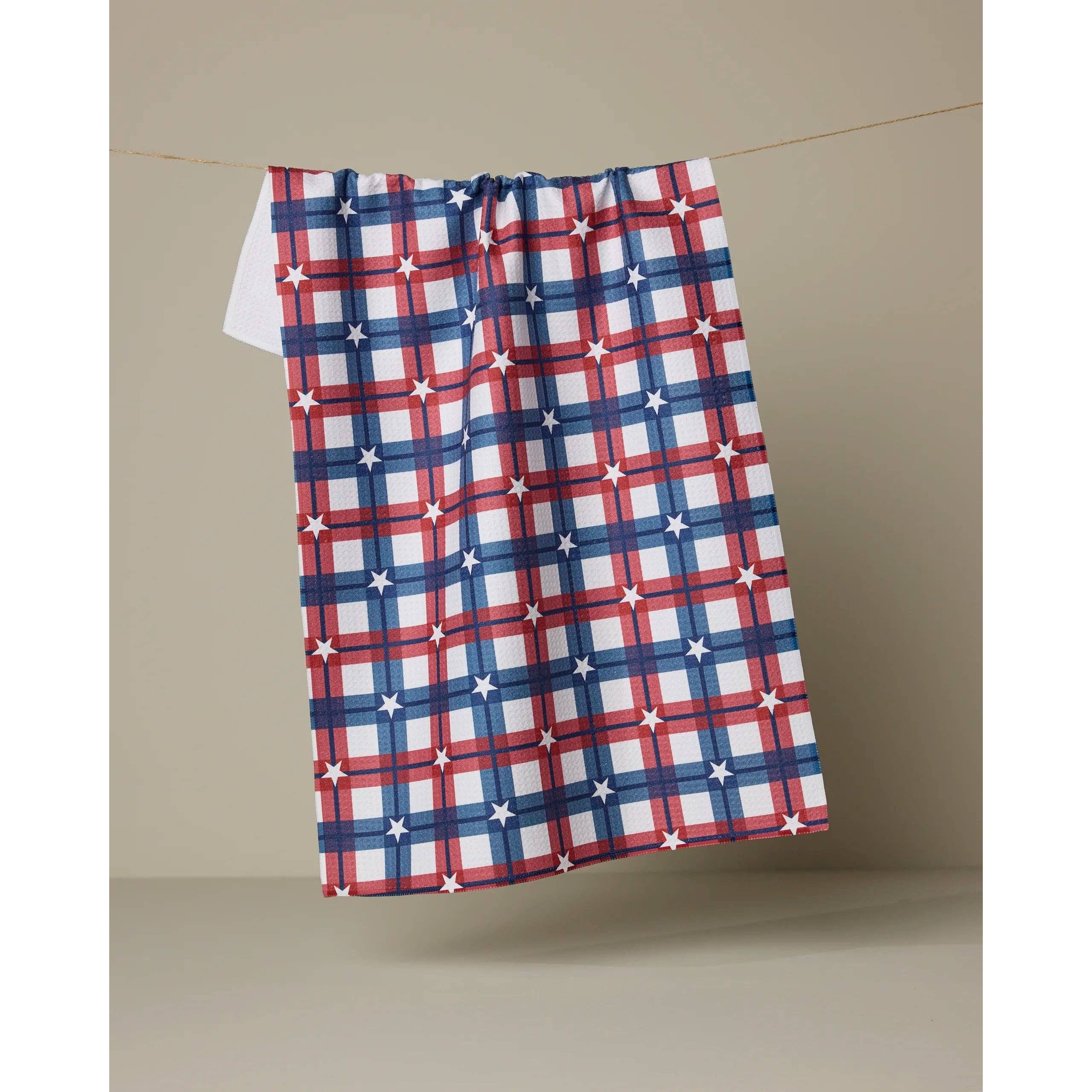 Geometry - Backyard Picnic Tea Towel