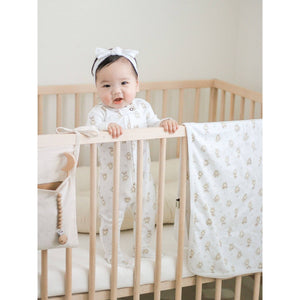 Organic 2-Way Zipper Footie | Brixy Bunny