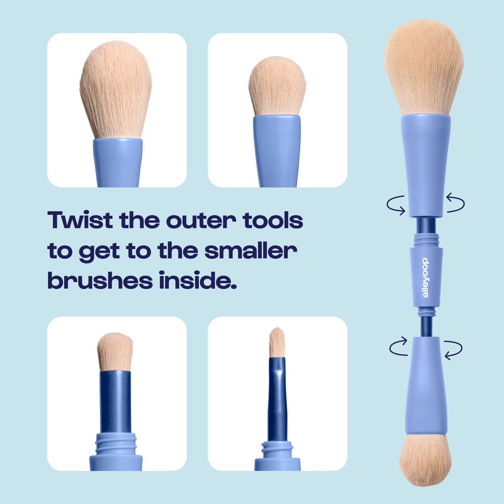 Overachiever | 4-in-1 Makeup Brushes