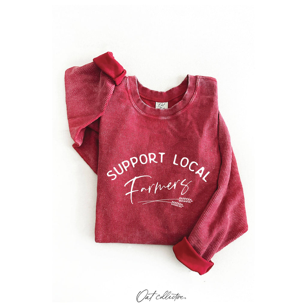 SUPPORT LOCAL FARMERS  Thermal Vintage Pullover | VINTAGE CHARCOAL