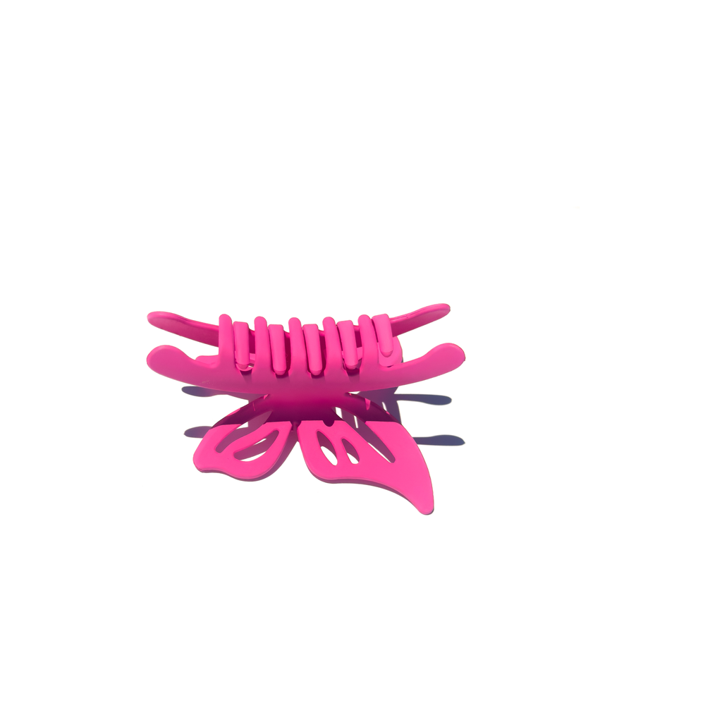 Matte Butterfly Hair Claw Clip | Chocolate