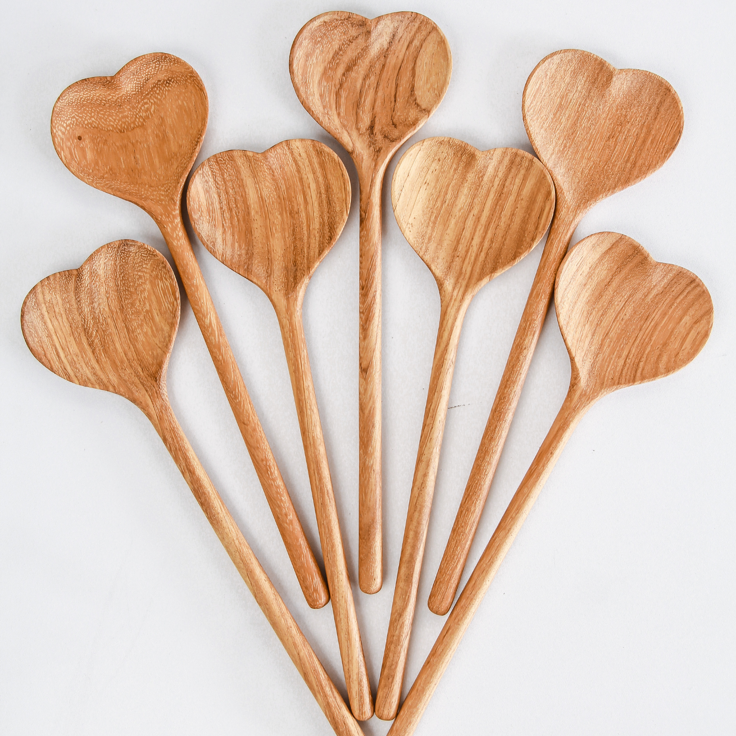 Wooden Heart-Shaped Spoon | Large