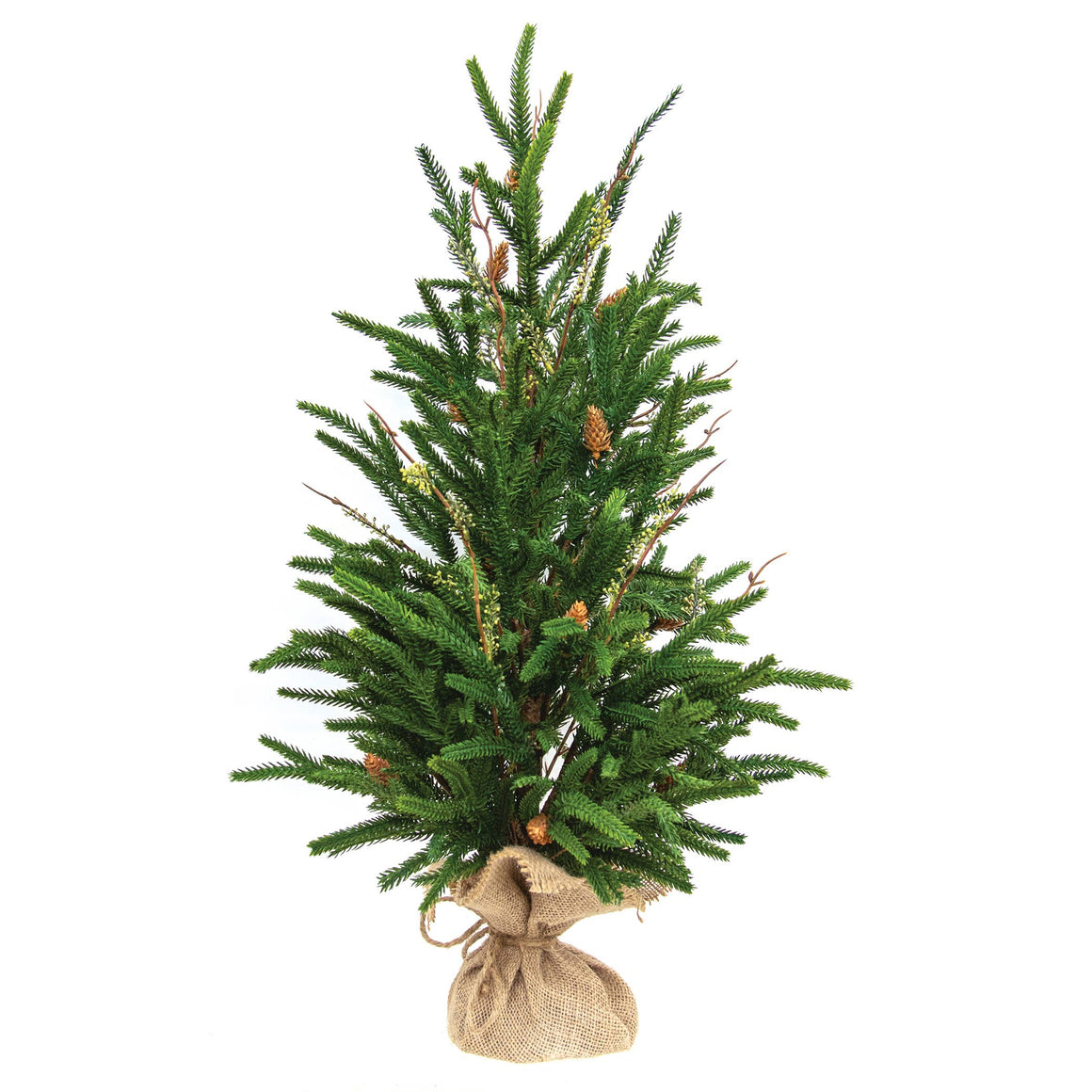 Soft Touch Austrian Pine Tree in Burlap Base | 24"H