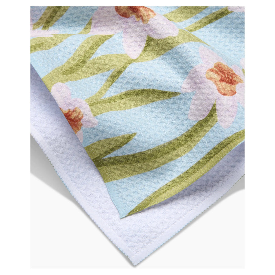 Geometry - Daffodil Sky Tea Towel