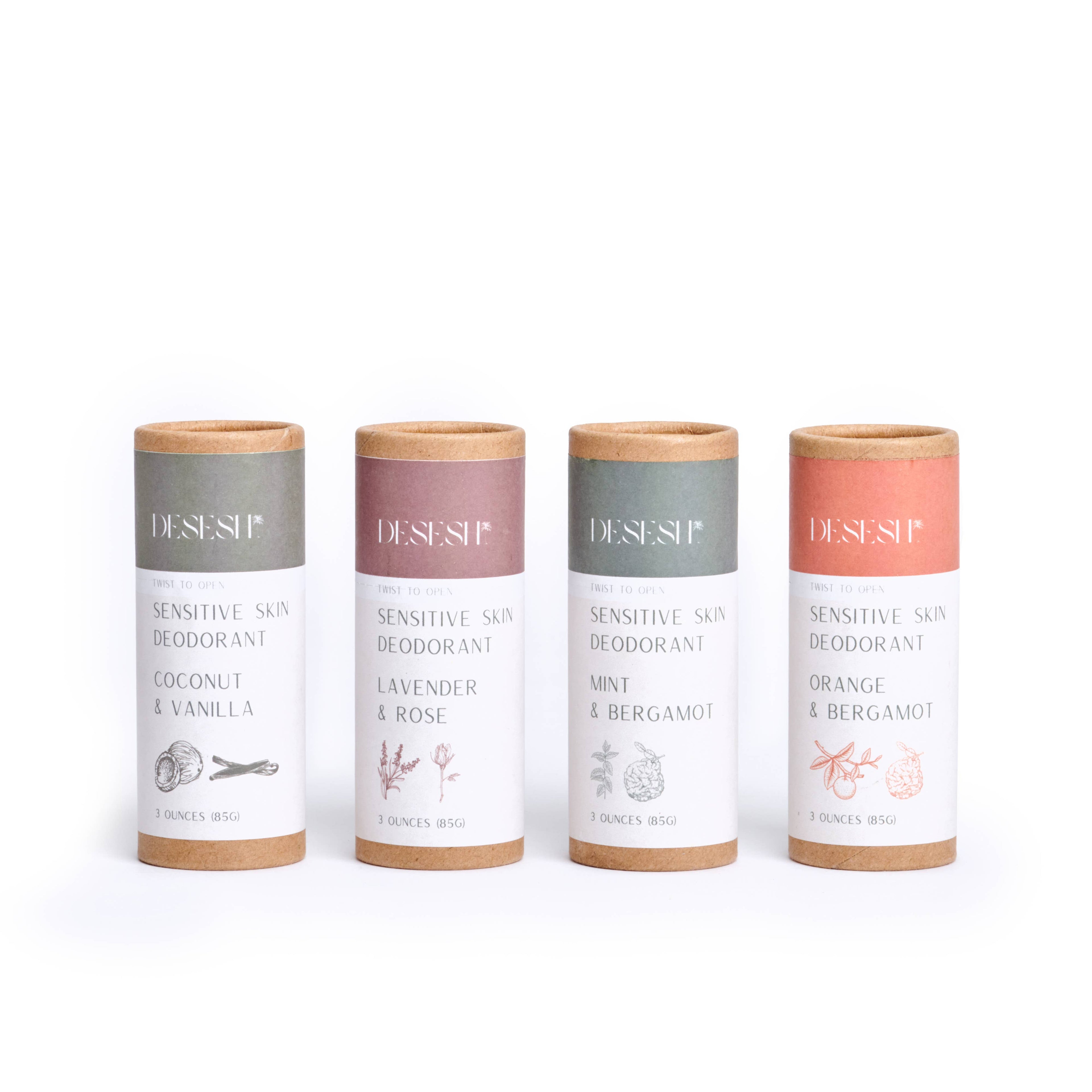 Natural Sensitive Deodorant | Orange & Bergamot