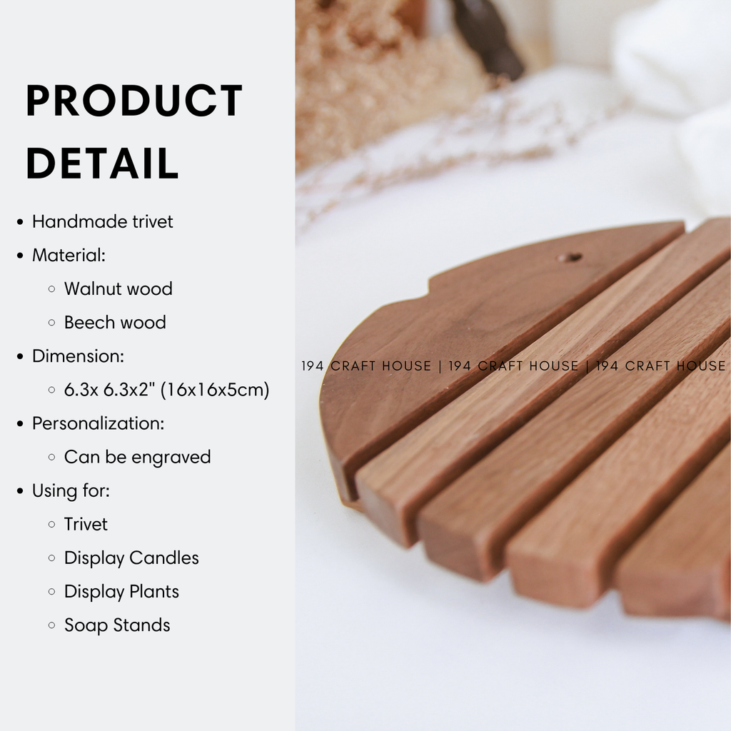 Fish Wood Trivet