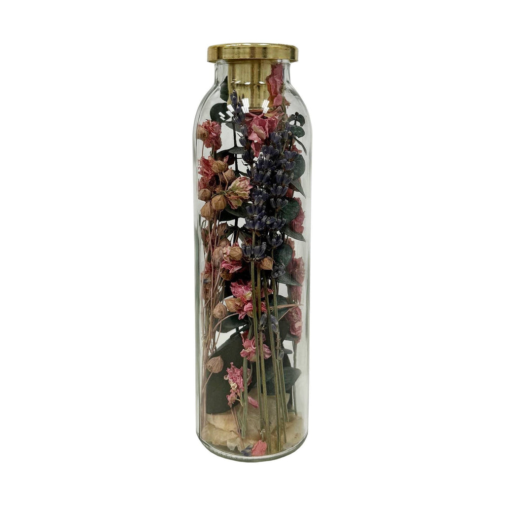 Botanical Taper Candle Holder: Curved Shape | Lavender Fields
