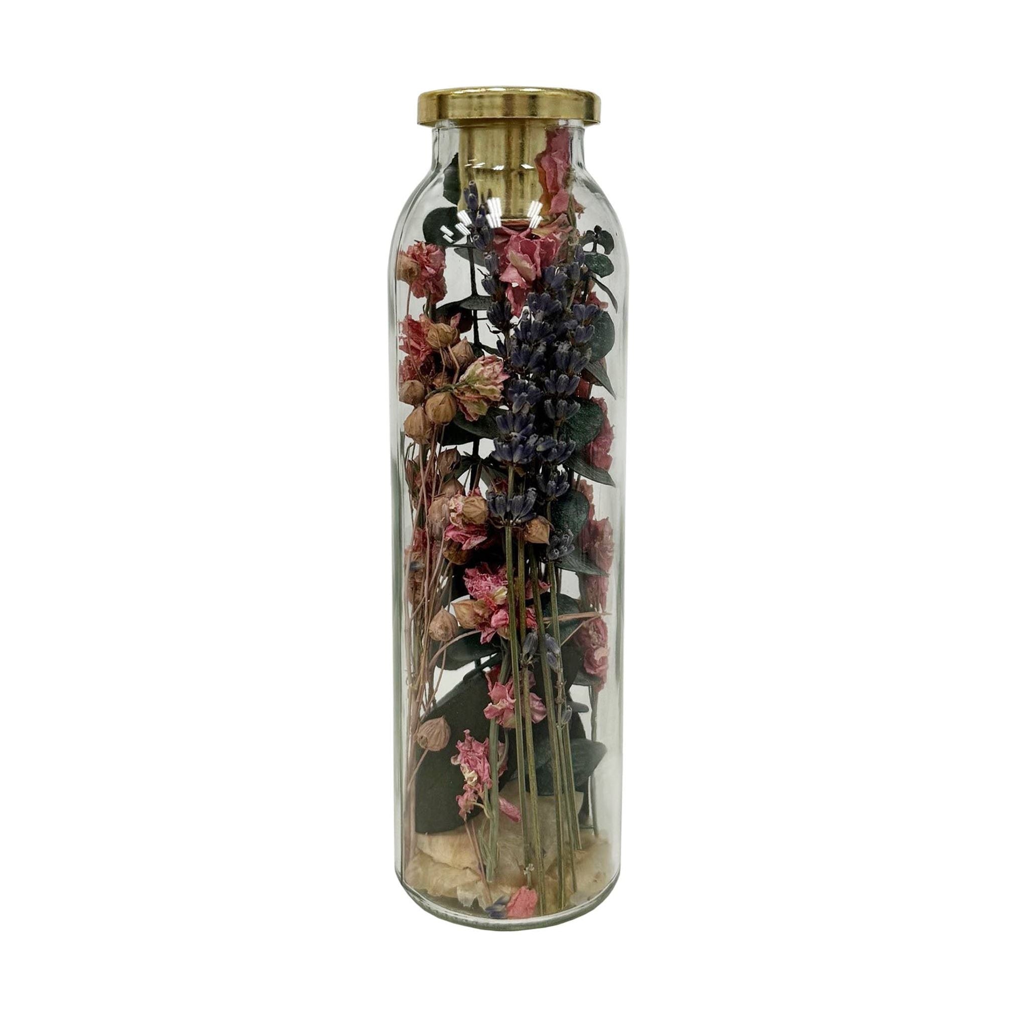 Botanical Taper Candle Holder: Curved Shape | Lavender Fields